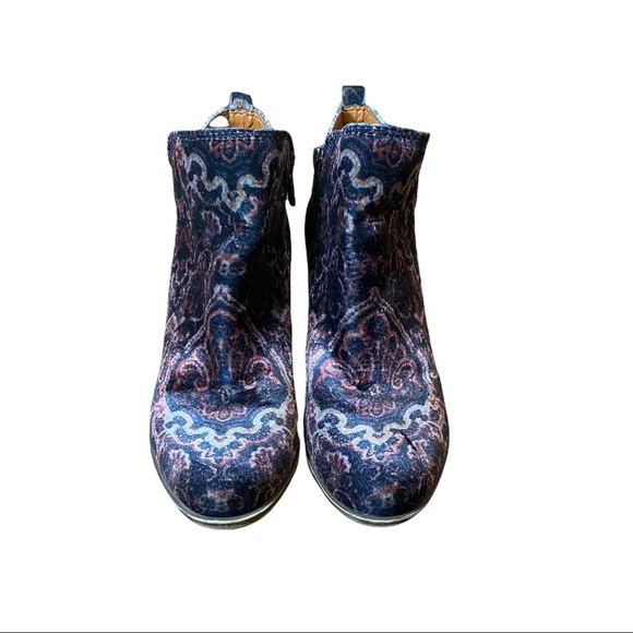 Lucky Brand Blue and Purple Ankle Boots - Picture 1 of 6